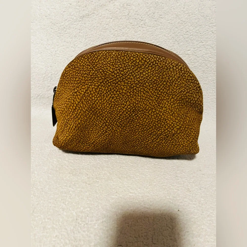 Borbonese Quail Suede Small Clutch/Pouch - Picture 3 of 12